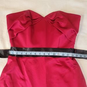 NWT IMPRESSIONS Claret Satin Mermaid Gown sz 12